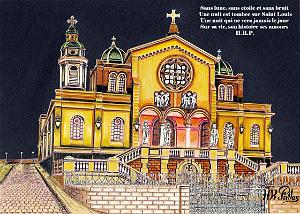 TABLEAU- Oran- Eglise Saint Louis